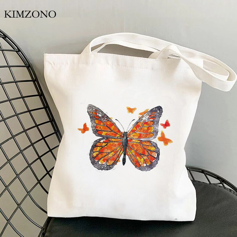 Butterfly shopping bag jute bag grocery reusable bolsas de tela eco bolsa bag cloth bolsas reutilizables jute foldable custom: 29920
