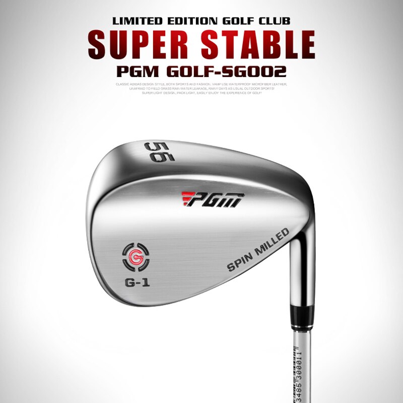 PGM Golf Clubs Sand Bar Cut Rod CNC Face Groove Stainless steel Golf Wedges Club Occupation Shaft /Cutter/Wedge 50-64 Degree