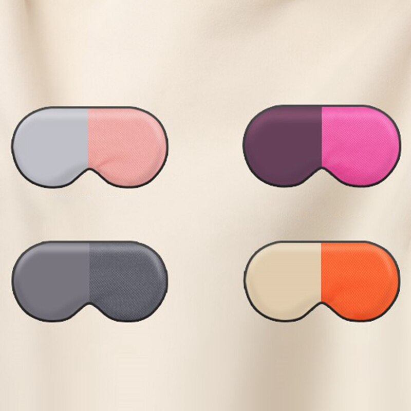 Zijde Dubbele-Side Shading Slaapmasker Slapen Eye Mask Cover Ooglap Blinddoeken Slaapmasker Gezondheid Slaap Shield Licht