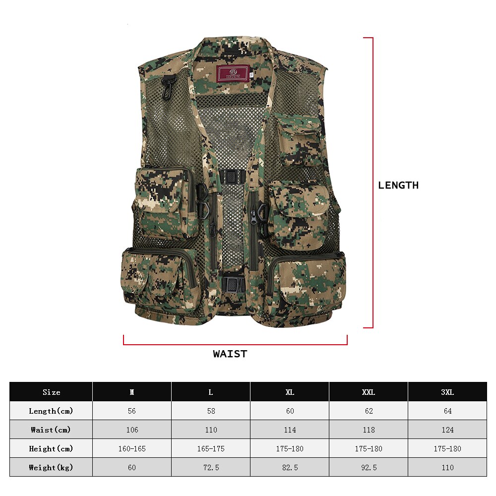 Outdoor Sport Fishing Life Vest Men Breathable Swimming Life Jacket Safety Waistcoat Survival Utility Vest Buoyancy Waistcoat