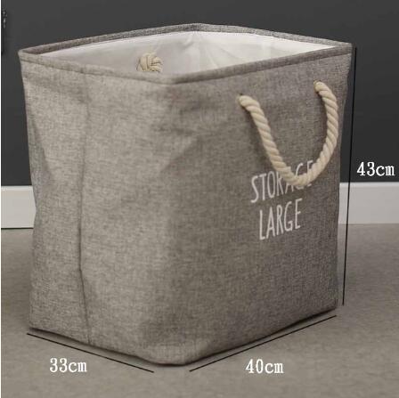 Large Foldable Laundry Basket for Dirty Clothes Round Storage Box Sorter Toy Bag Collapsible Hamper Laundry Organizer Bucket: Bronze