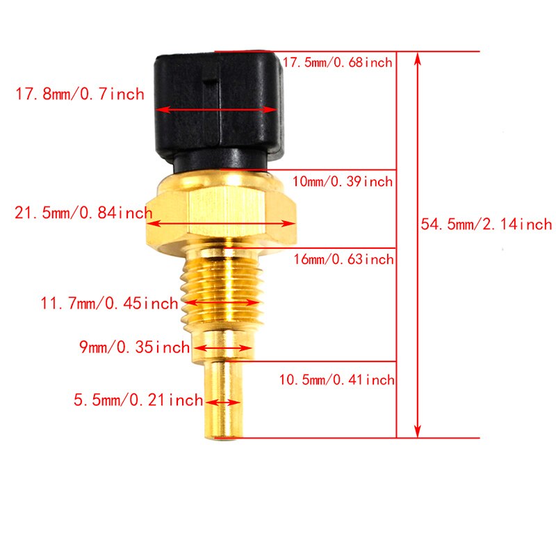 AHL Motorcycle Radiator Water Temperature Sensor For Loncin VOGE LX300 300R 300RR CRS9 LX650 YF300 KE500 500R YF LX 300