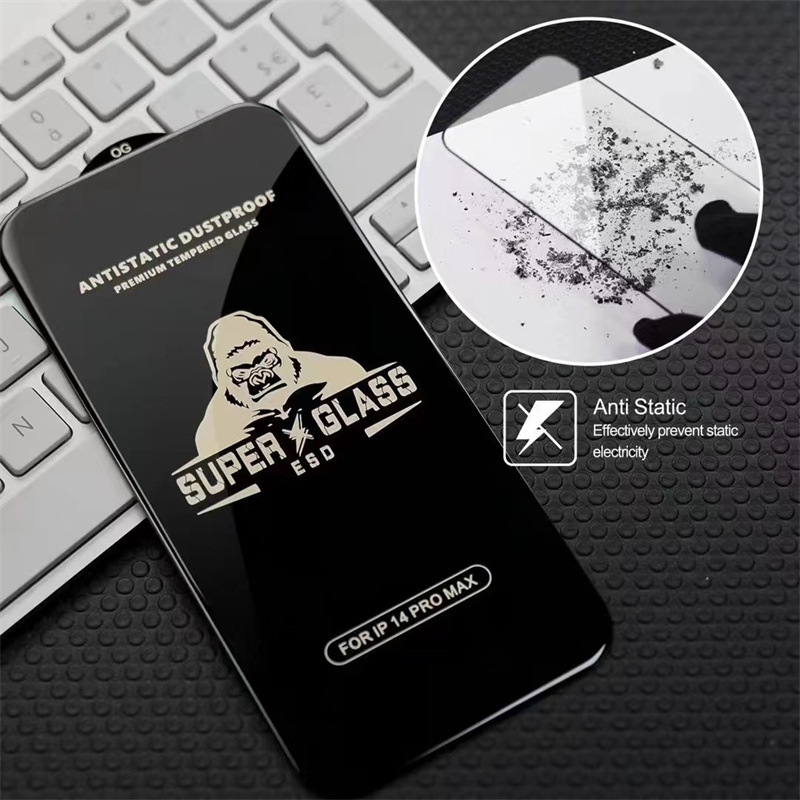 Gorilla vidrio templado antiexplosión para iPhone 15 Pro 14 13 12 11 Pro Max Protector de pantalla iPhone X XR XS Max película protectora