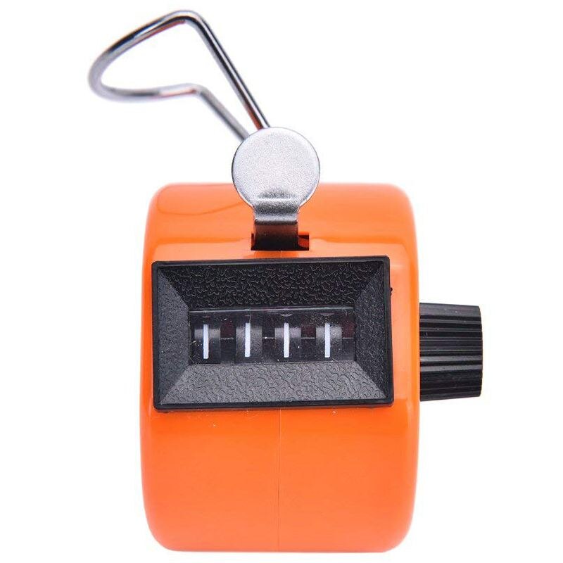 Hand Tally Counter, 5 Pack 4 Digit Hand Held Tally Counter Clicker with Finger Ring,Colors