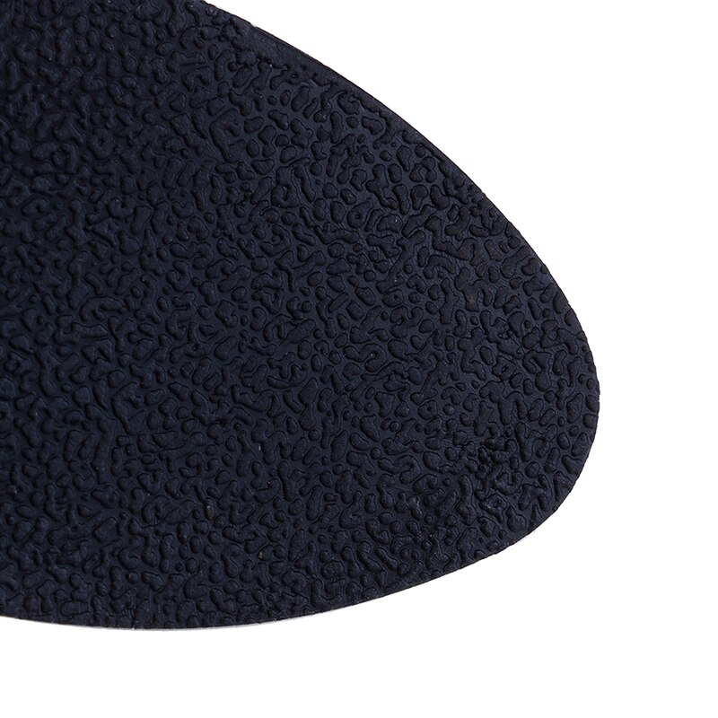 1 par självhäftande skor dynor mattor anti-slip pad mark grepp under sulor stick halkskydd gummisula skydd