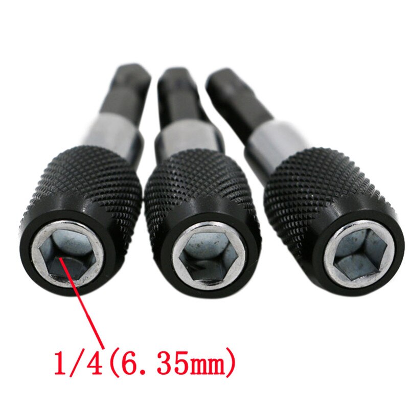 1 pc 1/4 60mm tige hexagonale à dégagement rapide vis autoperçante tournevis magnétique porte-embout 40AT17