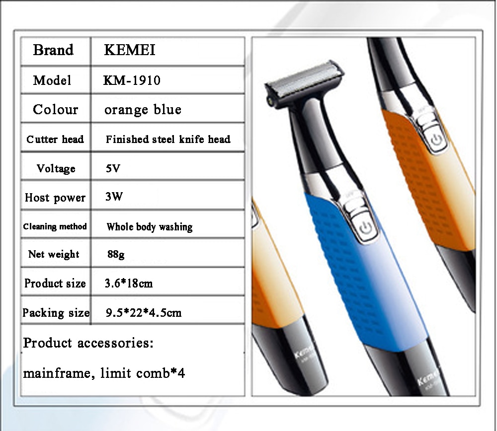 Scheermes voor mannen, usb-oplaadbaar, één mes, mannenlichaam, gezicht, mannelijke stoppeltrimmer, baard, scheerrand, kop, merk wenkbrauwtrimmer