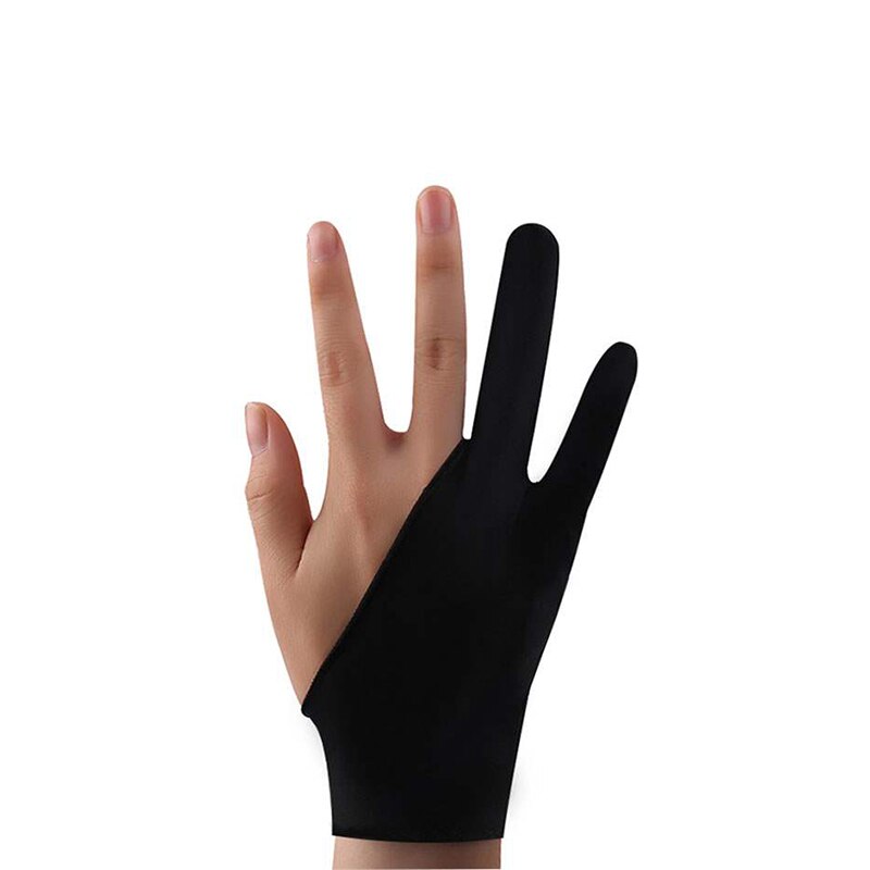 Two-fingers Artist Anti-touch Glove for Drawing Tablet Right and