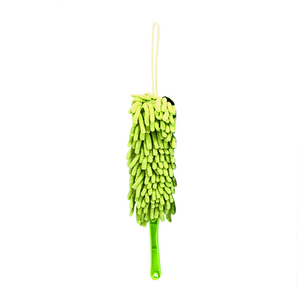 30# Cartoon Duster Dust Cleaner Home Computer Cleaning Brush Cartoon Animal Chenille Duster Clear Tools: Green 
