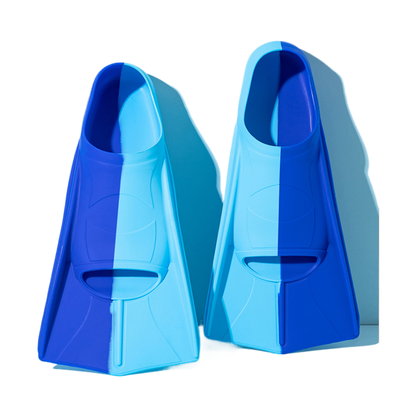 Premium Silicone Swim Fins - Diving Training Gear for Adults | Silicone Training Flippers for Divers/Swimmers: M / WHITE