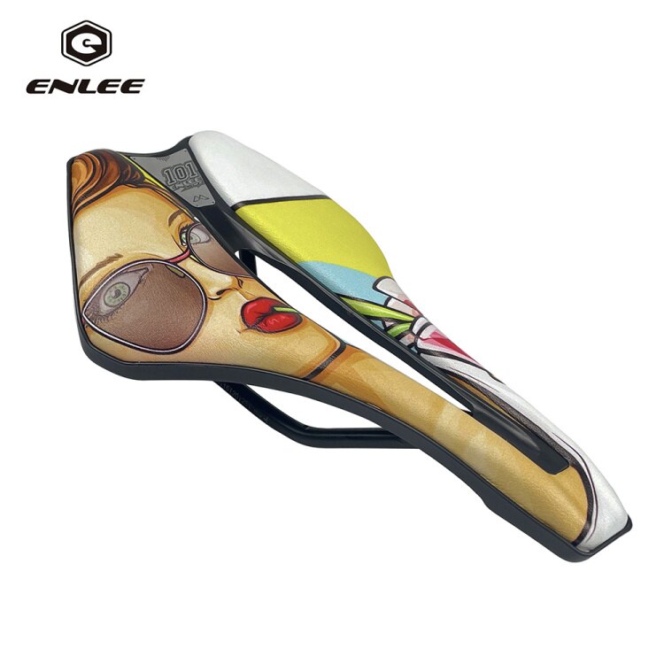 Ultralight Breathable Full Saddle Bicycle Vtt Racing Seat Wave Road Bike Saddle for Men Sans Cycling Seat Mat Bike Spare Parts: style A