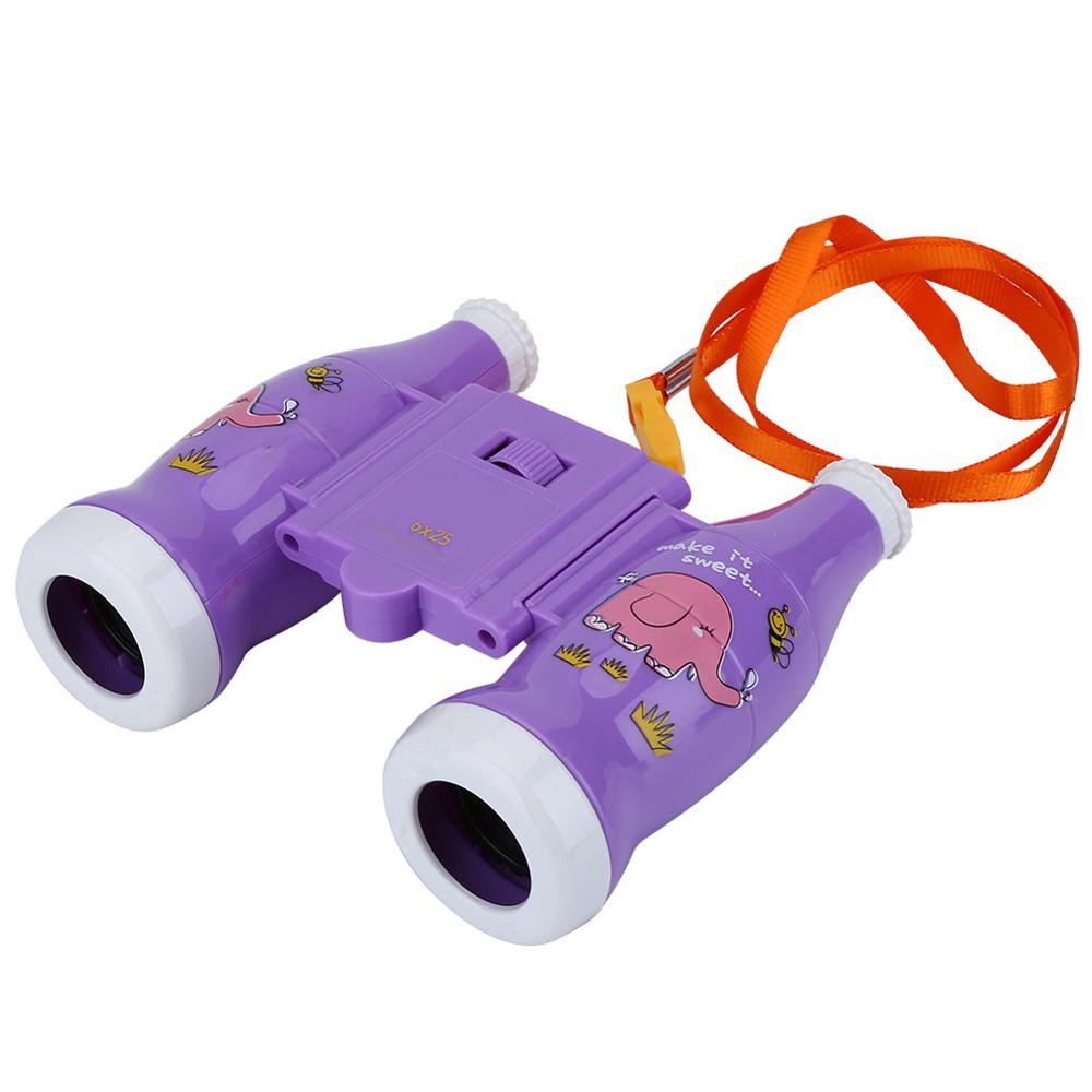 Kids Kinderen Vergroting Speelgoed Verrekijker Telescoop + Hals Band Mini Licht gewicht Verrekijker met Riem Kinderen Educatief Speelgoed