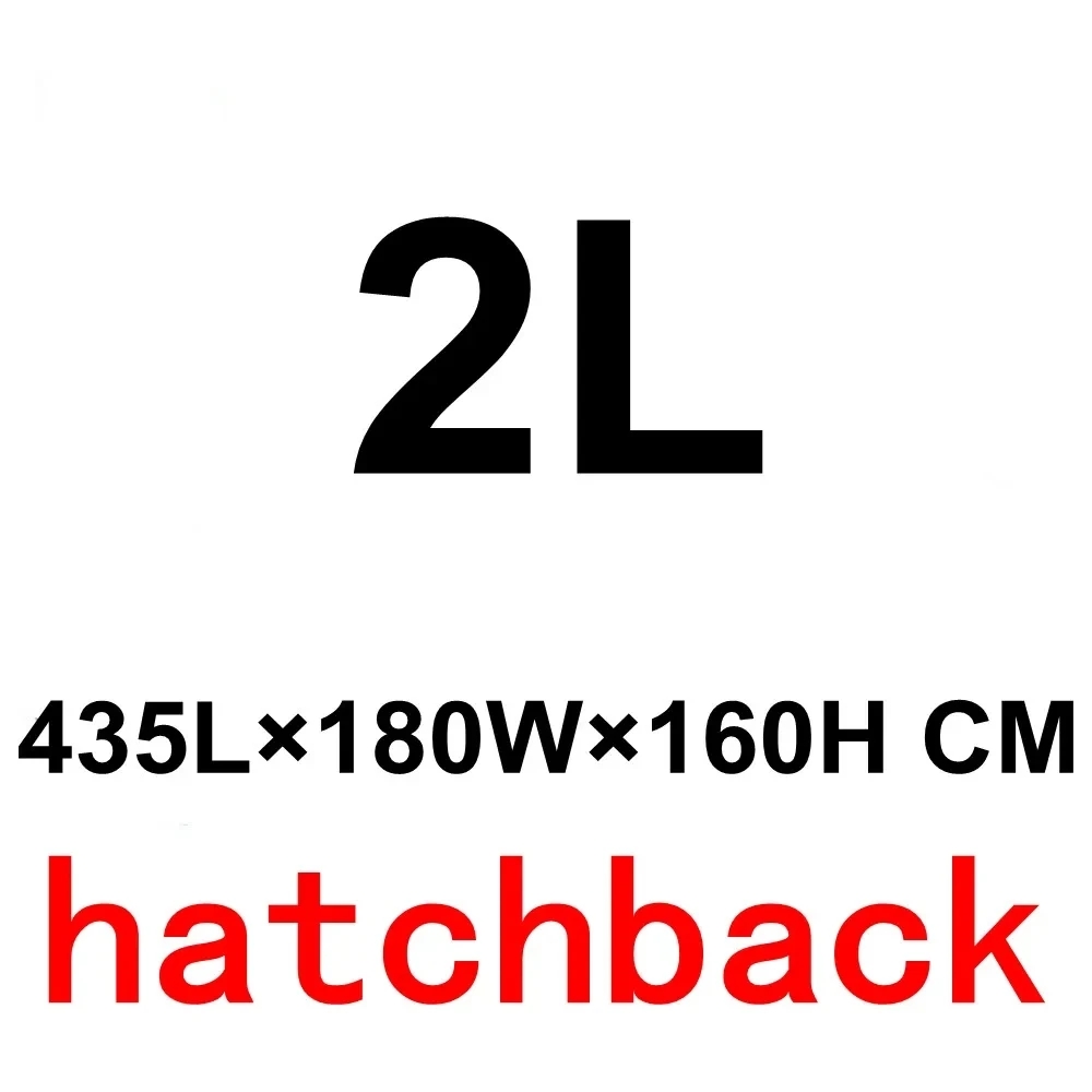 Universele Autohoes Voor Stofdichte Waterdichte Hoezen Voor Alle Weersomstandigheden Voor Auto 'S Buiten Volledig Exterieur Sedan Hoezen Zwart: Oranje