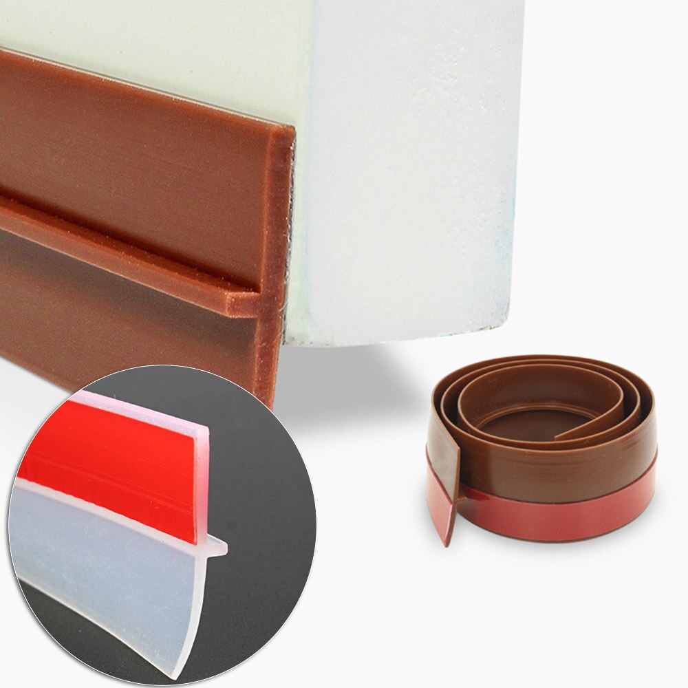 1pc Self-adhesive Door Bottom Sealing Strip Wind Dust Bug Stopper Weatherstrip Sound-proof Seal Strips