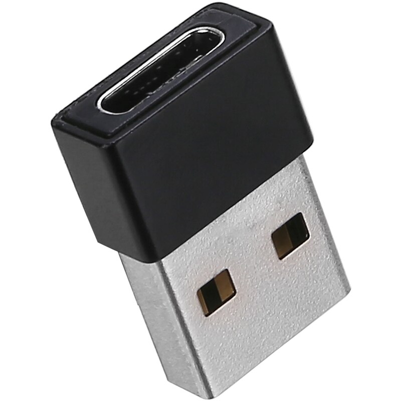 Mini Type C USB-C 3.1 Vrouwelijke naar USB 2.0 Male Adapter OTG Kabel Converter Duurzaam Zwart Connector Adapter