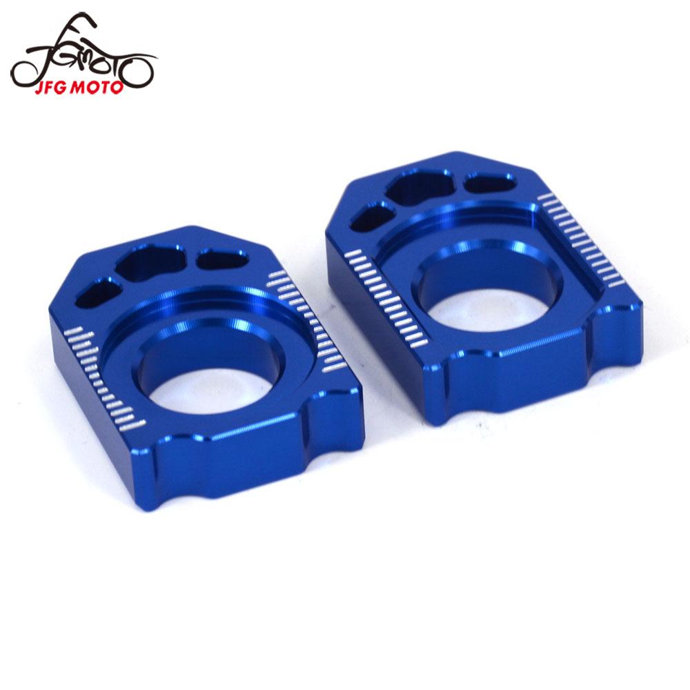 Motorcykel cnc bagkæde justering aksel blok til yamaha  yz250f yz450f yz 250f 450f