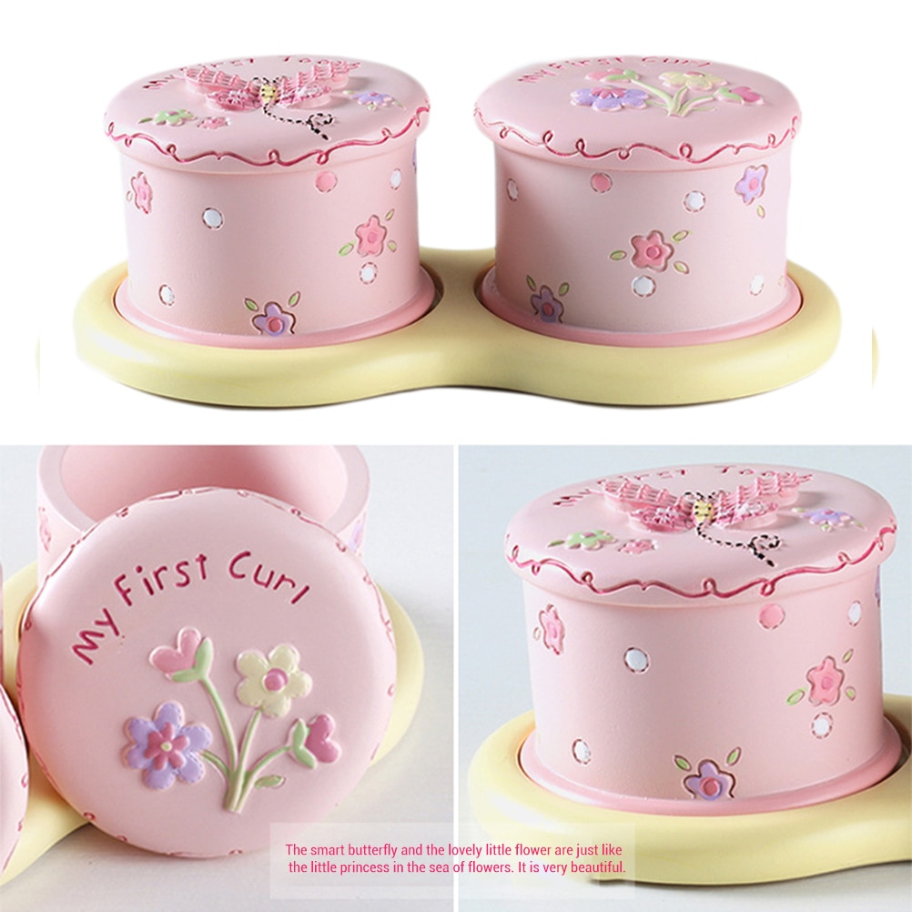 Cute Child Tooth Box Baby First Tooth And Curl Keepsake Boxes Kids Teeth Fairy Holder For Boy Or Girl Save Keepsake Souvenir
