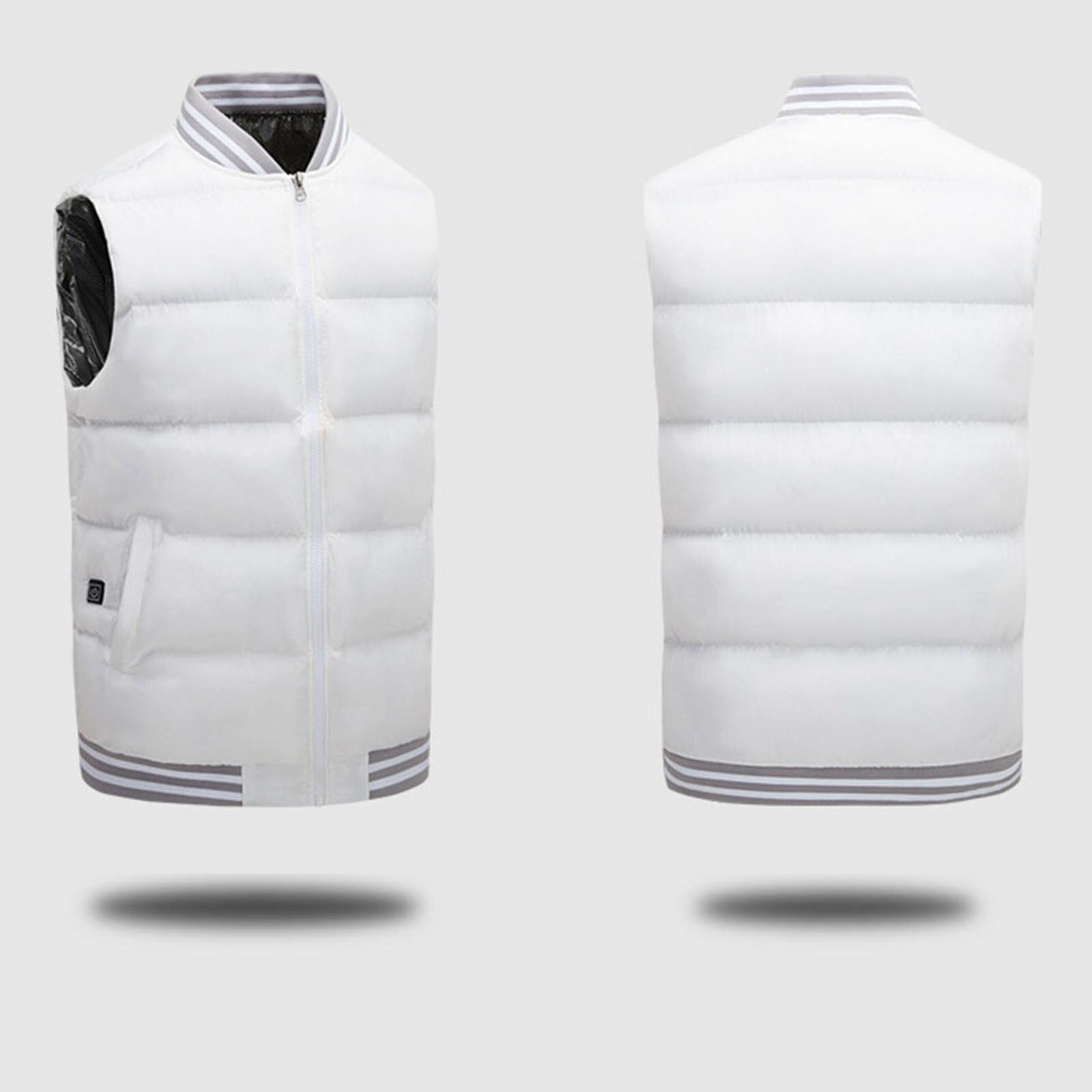 Verwarmde Jas Winter Warm Mannen Vrouwen Jas Winddicht Verwarming Vest Usb Infrarood Flexibele Elektrische Outdoor Jas Down Ademend