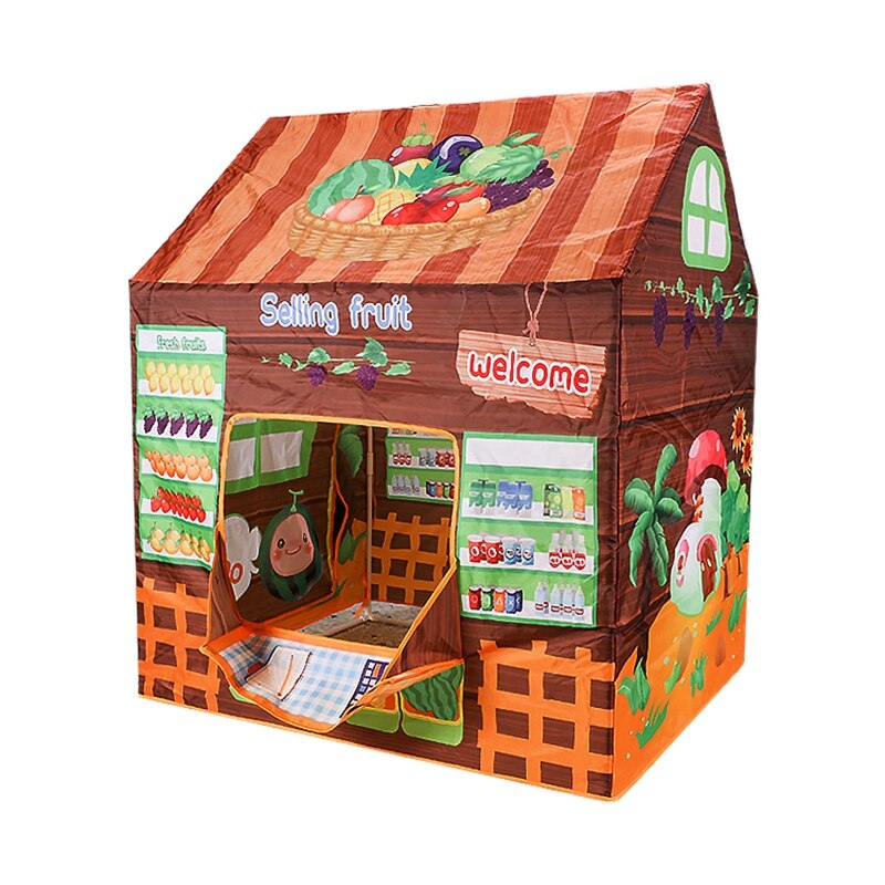 Kid Play Tent Kinderen Playhouse Indoor Outdoor Speelgoed Speelhuis Voor Jongen Meisje Perfect Voor: Fruit house