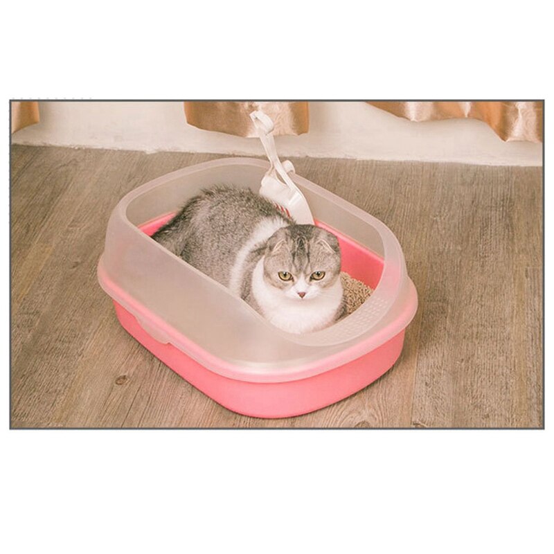 Hond Wc Ondersteek Kattenbak Semi-Gesloten Zand Bekken Kat Hond Lade Teddy Anti-Splash Toilette puppy Kat Indoor Home Plasti