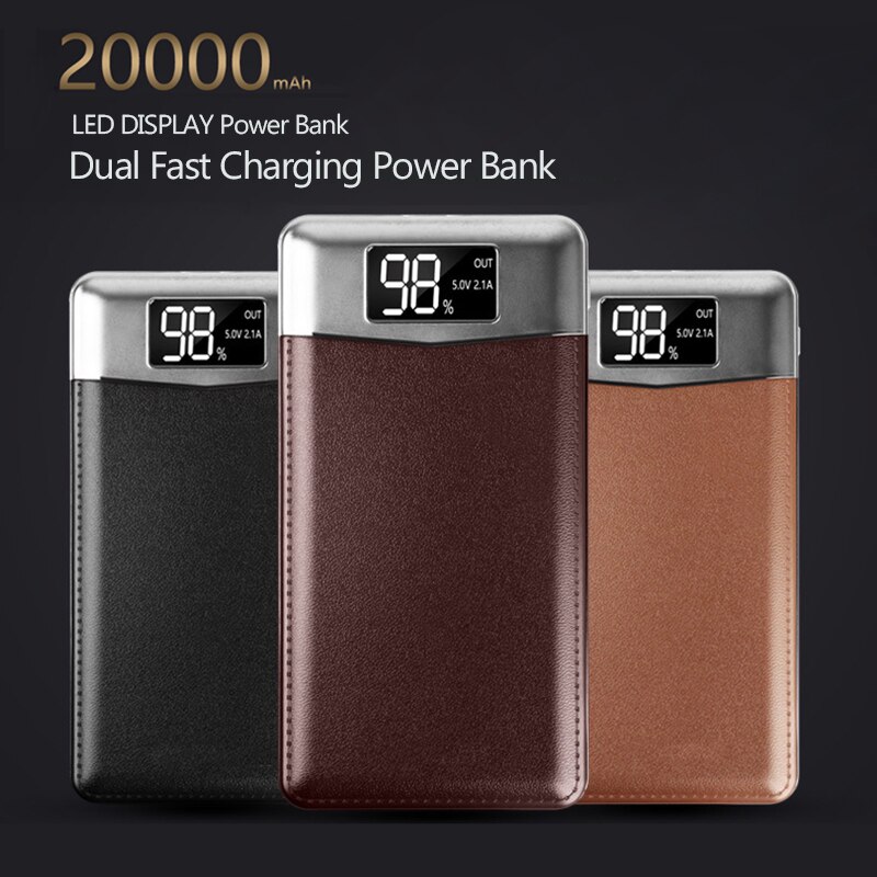 20000Mah Power Bank Voor Xiaomi Mi Iphone Poverbank Draagbare Snelle Opladen Powerbank 20000 Ma Externe Batterij Oplader Power Bank