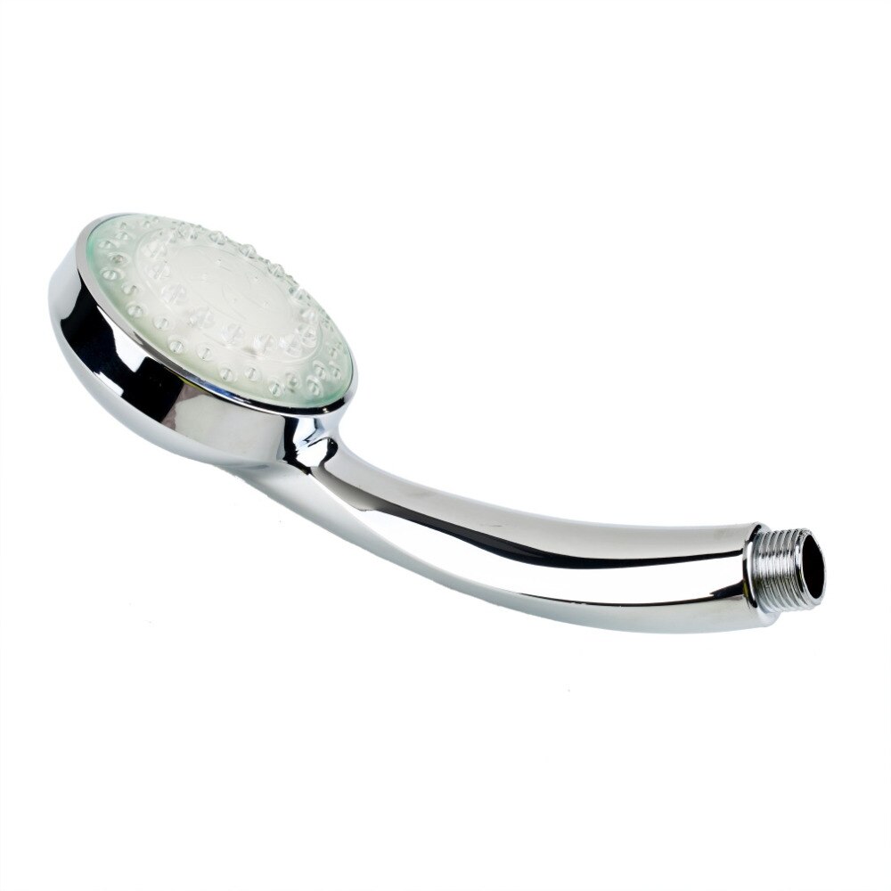 1pc 7 Kleur Handdouche Overhandigen Led Douchekop met Romantische Automatische LED Verlichting voor Badkamer