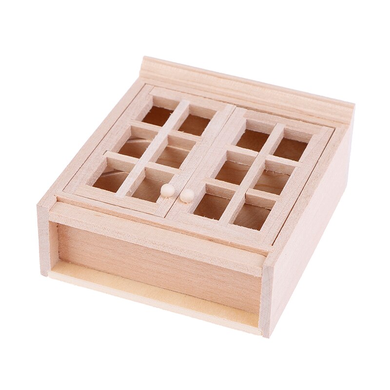 1pc 1/12 Bilancia miniatura Casa Delle Bambole parete sospeso Armadietti Armadietto Armadio Accessori Modello 1:12 di Legno telecamera di Simulazione/mobili Pizies