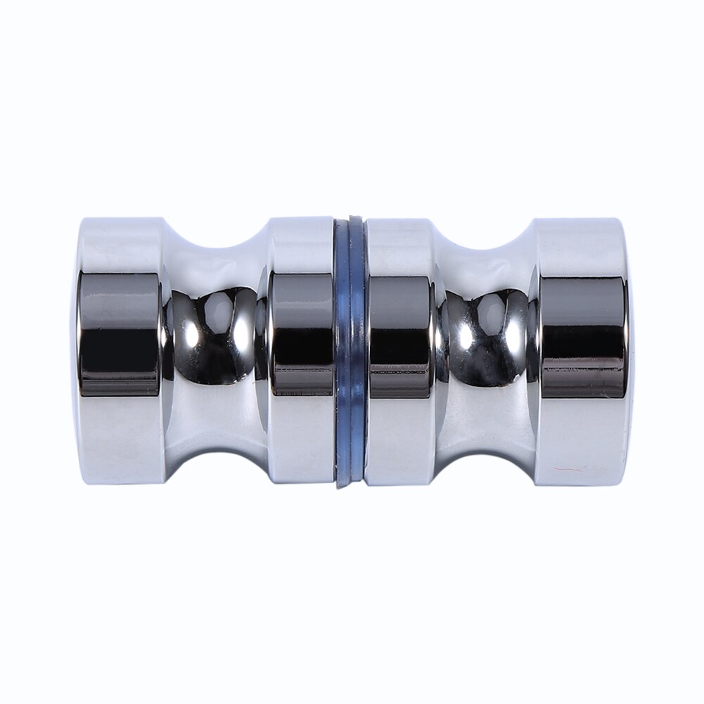 Aluminio Deur Handvat 1,1 "Dia Enkel Glass Deurknop Badkamer ducha Kast Handvat w/Schroef para accesorios de puertas de Casa