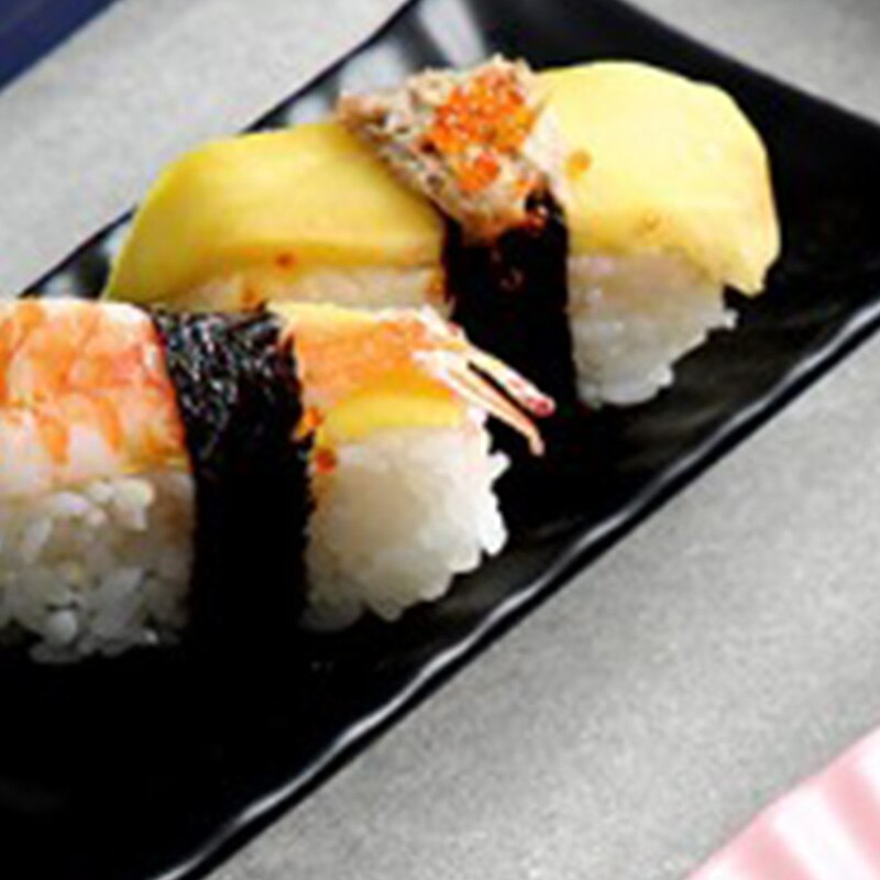 Prostokątne płyta ceramiczna kreatywny talerz imprezowy talerz śniadaniowy sałatka talerzyk deserowy talerz Sushi nordycki