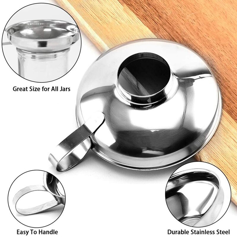 Canning Lids Set,Regular Mouth Mason Jar Canning Lids with Canning Jar Lifter and Wide Mouth Stainless Steel Funnel