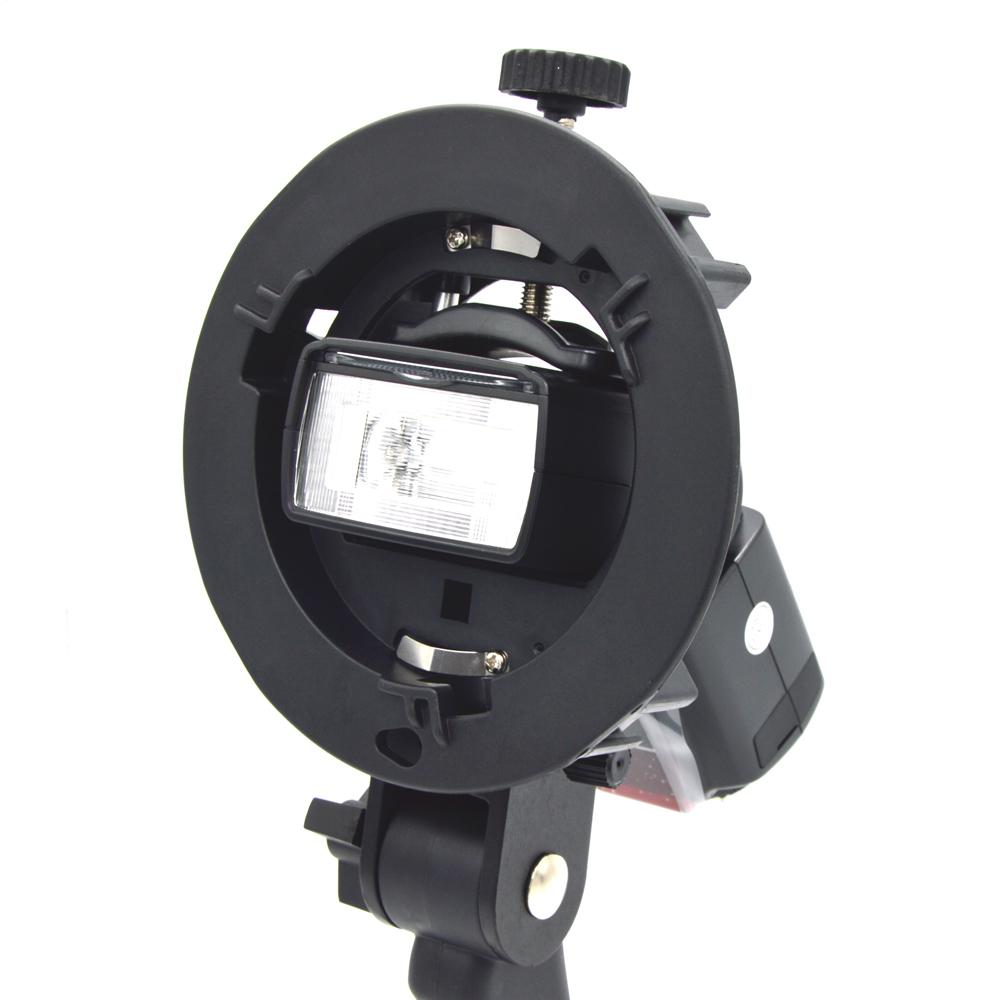 S-type brakett bowens s monteringsholder for speedlite flash fotostudio tilbehør snoot softbox paraply bowens monteringsholder