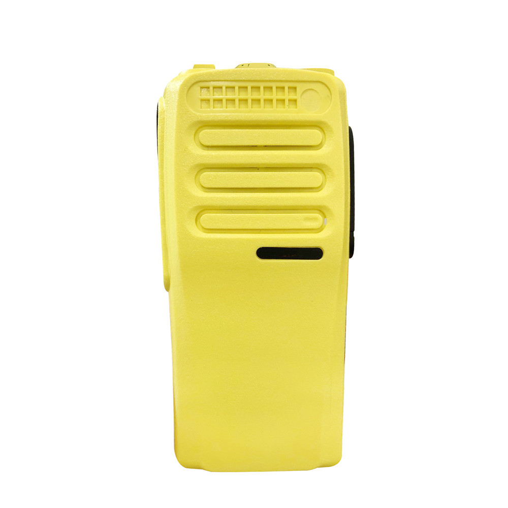 Vbll pmln6345 amarelo walkie talkie reparação caso frente habitação capa apto para motorola cp200d dep450 portátil rádio em dois sentidos