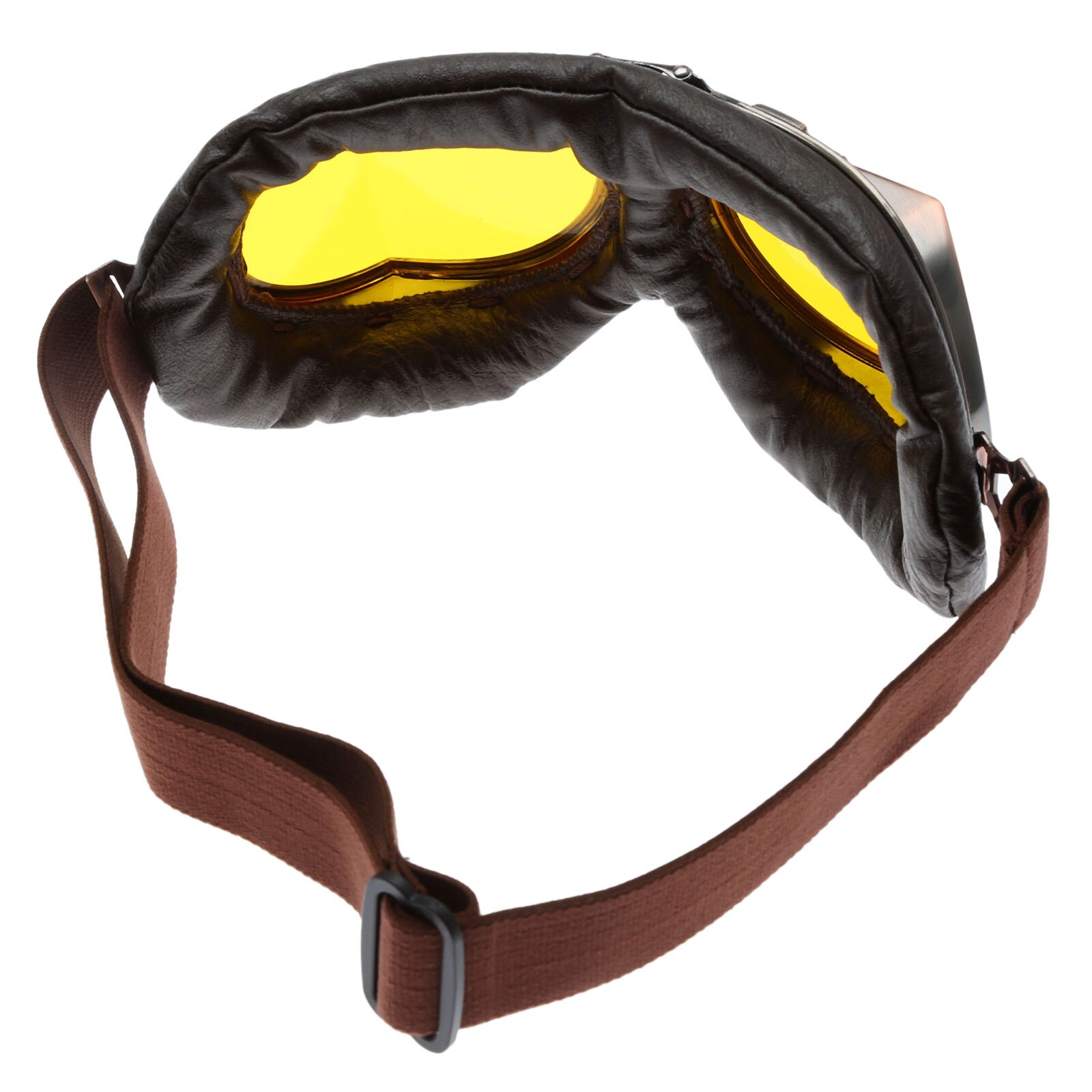Gafas Retro para motocicleta Vintage Motocross gafas clásicas Retro Steampunk ATV bicicleta cobre casco protección UV