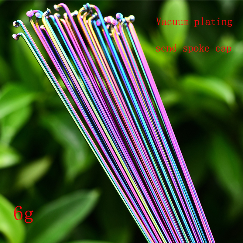 Szprycha rowerowa próżni 304 ze stali nierdzewnej Pating Rainbow 26/27.5/29 Cal rower górski/rower szosowy 6g klucz do szprych narzędzie