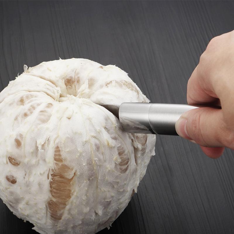 Éplucheur pamplemousse fruits agrumes | Outil en acier inoxydable pour éplucher les fruits, outils pour éplucher rapidement fournitures de gadgets de cuisine 1 pièce