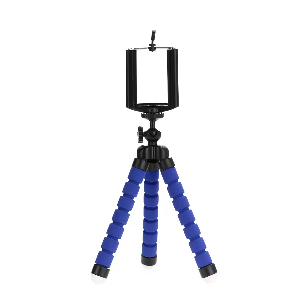 Statywy do telefonu Uchwyt do aparatu komórkowego Klip do smartfona Monopod Tripe Stand Octopus Mini statyw Stativ do telefonu: FIOLETOWY