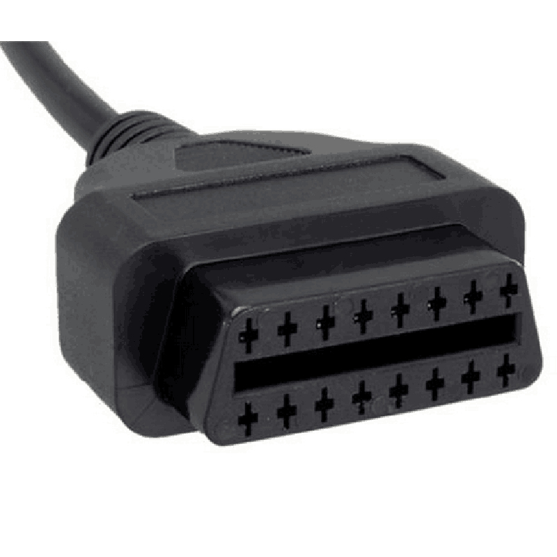 Cable OBD 2 Obdii Obd2 para Toyota 22 Pin macho a adaptador de conector hembra de 16 pines para interfaz de herramienta de escáner de diagnóstico de coche
