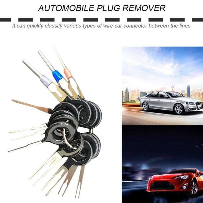 8/11/18/21/29/36/38pcs Terminal Ejector Kit Tools Pin Ejector Connector Set Terminal Kit Automotive Kit Wire Ejector Extrac G0E4