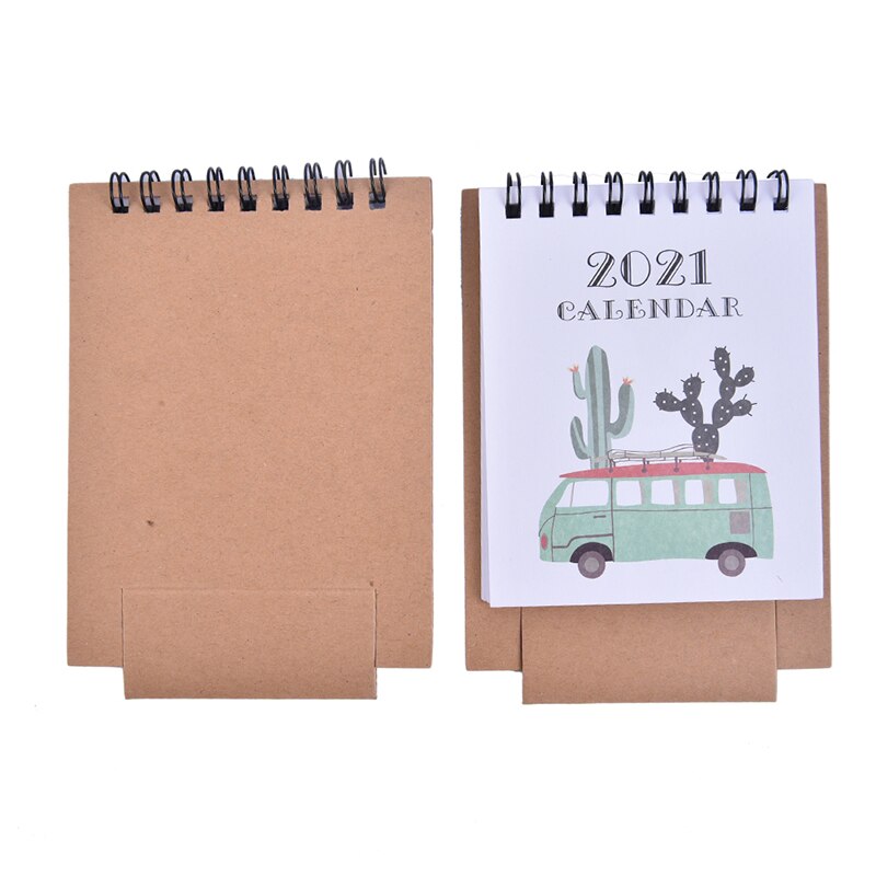 Main dessin dessin animé Mini bureau papier calendrier planificateur Agenda annuel: C