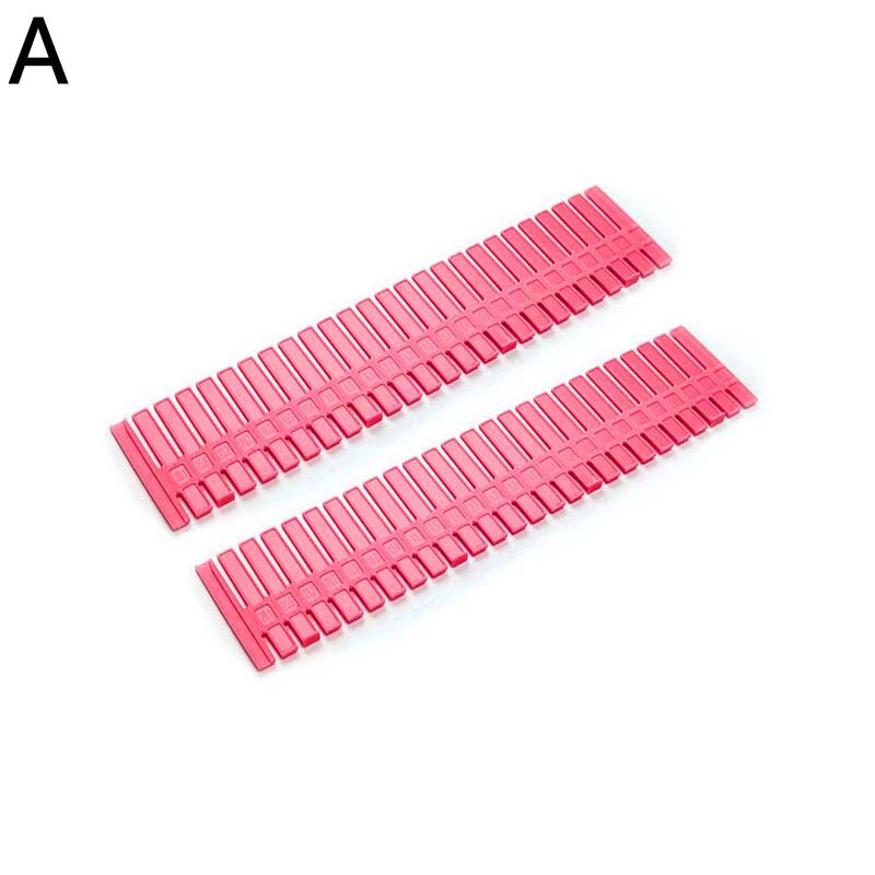 2/4Pcs DIY drawer storage divider PP free combination divider Drawer storage divider DIY plastic drawer divider: 01