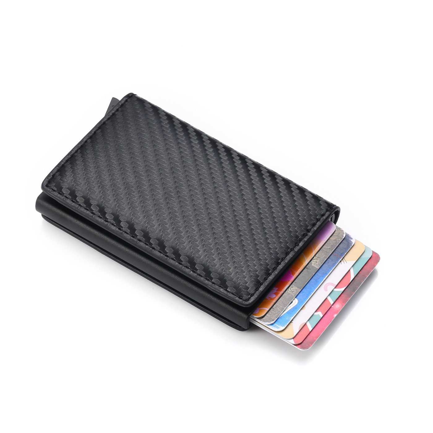 RFID Blocking Credit Card Holder for Male Anti Theft Men Wallets PU Leather Short Purse for women Bank ID Card Holder Business