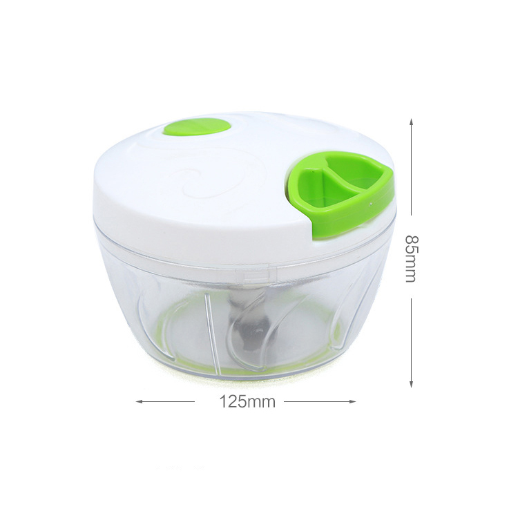 Hand Zerhacker Manuelle Seil Küchenmaschine Silcer Schredder Salat Hersteller Knoblauch Presse Zwiebel Schneidemaschine Gemüse Obst Cutter Küche Zu: Weiß