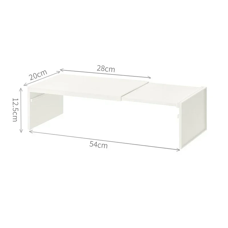 Kitchen Cupboard Organizer Retractable Cabinet Shelf Space Saving Seasoning Bottle Spice Rack Dish Shelf Kitchen Storage Rack: Light Grey