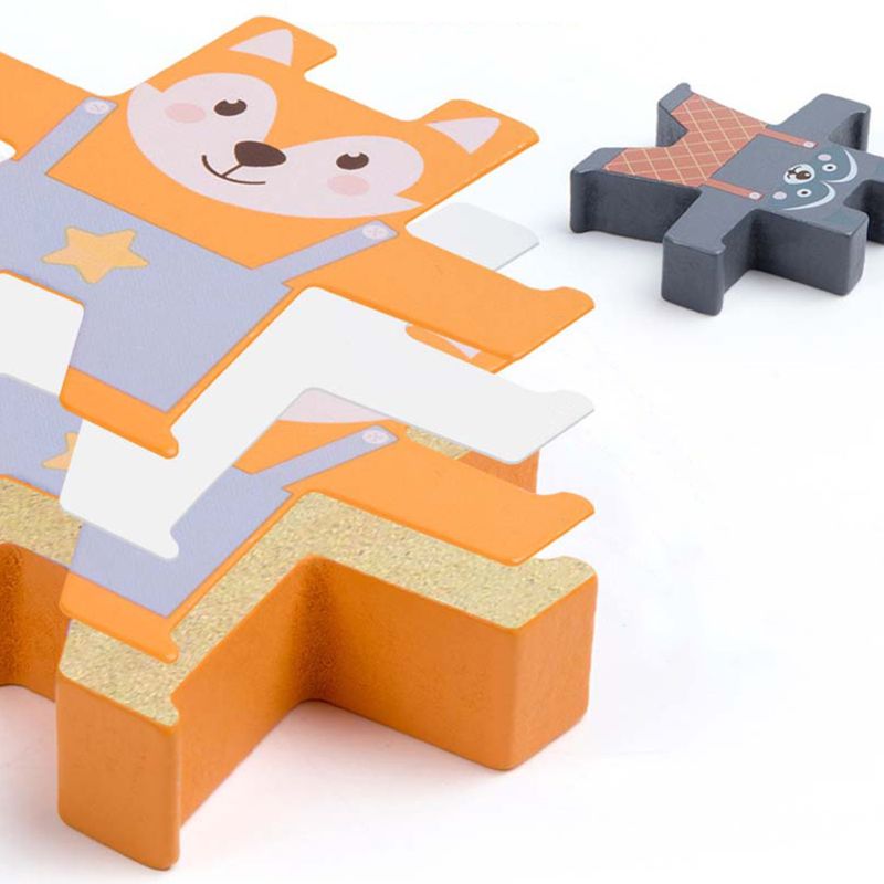 Houten Stapelen Games Beer Interlock Speelgoed Balancing Blokken Games Peuter Kids Educatief Speelgoed