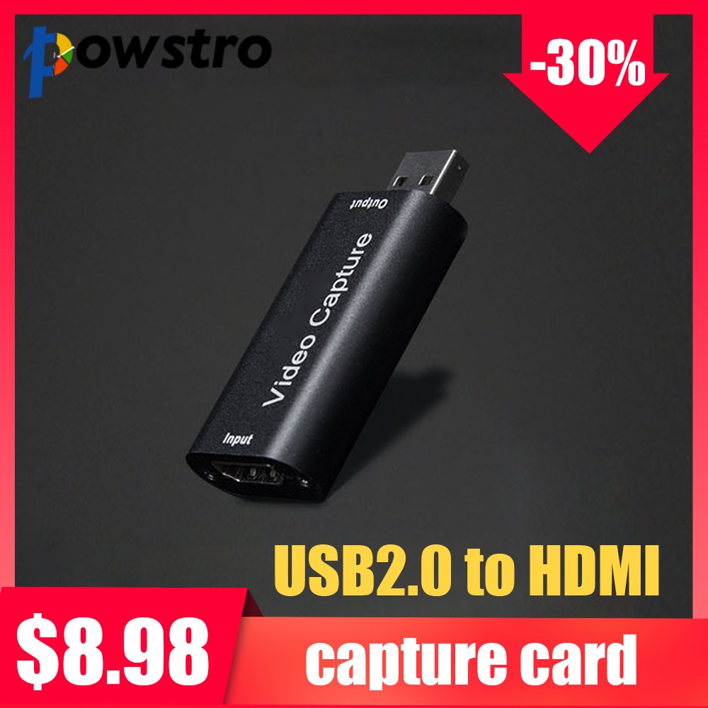Usb 2.0 hdmi placa de video captura de vídeo hdmi live capture kort til pc bærbar computer switch video capture kortkomponenter