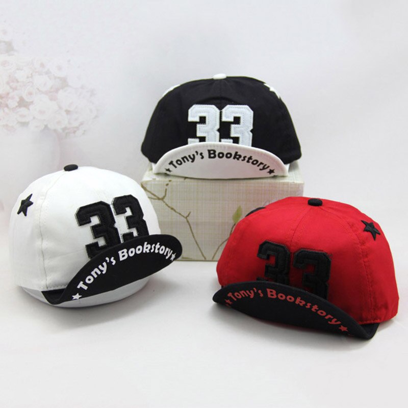 Brief Jongen Baby Cap Lente Zomer Kids Verstelbare Baseball Cap Effen Kleur Katoen Peuter Jongens Zonnehoed