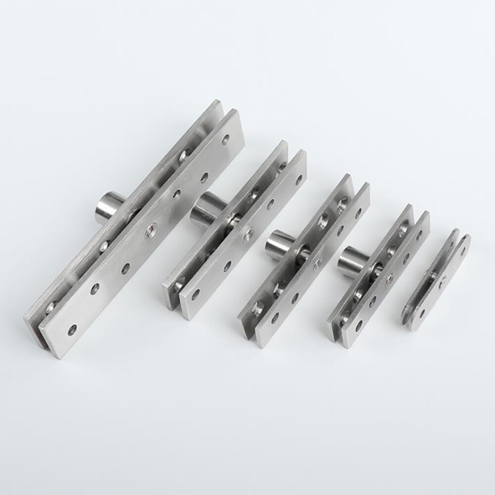 360 Degree Rotation Axis 75/150mm Rotating Hinges Location Shaft Up and Down Door Hidden Pivot Hinge Stainless Steel