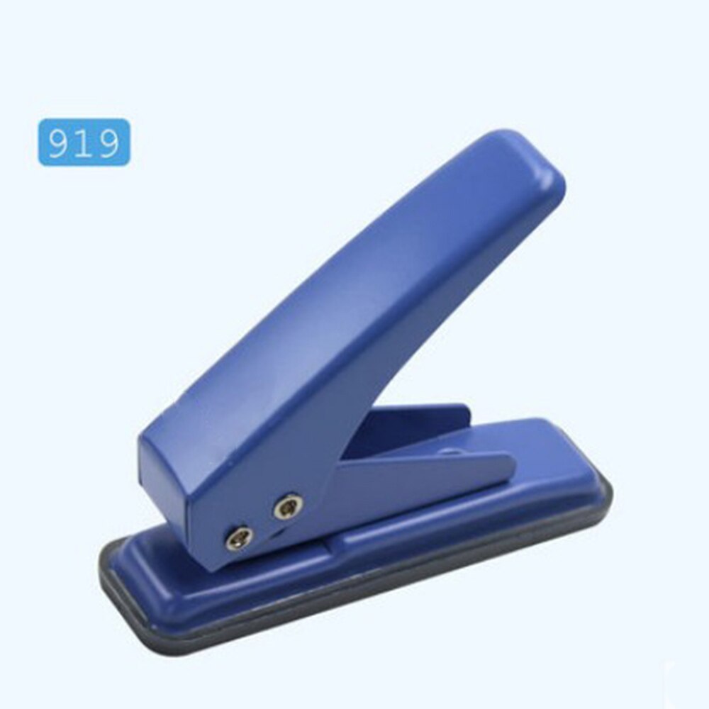 single Holes Paper Puncher 9190 Standard Punch, Adjustable Desktop Hole Punch, 20 Sheets Capacities