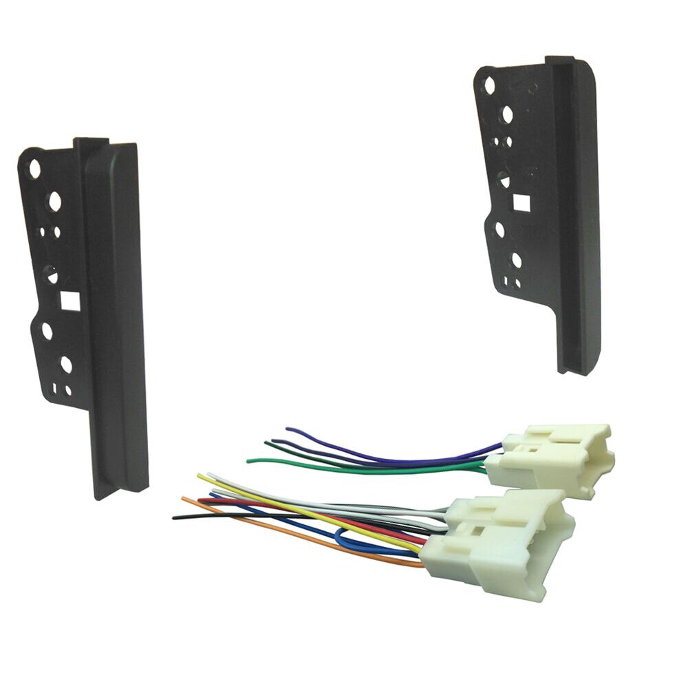 Radio Brackets for Toyota Avalon Avensis Camry Celica Corolla Scion Double Din Stereo Panel Fascia DVD Dash Mount Trim Side Kit: brackets with cable