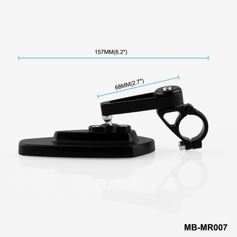 1 Set Motorcycle Aluminum 7/8" 22mm Bar End Side Rearview Mirror Universal Motorbike Bike Handlebar Rear View Mirrors